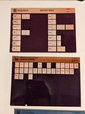 Vintage Husqvarna Dealer Microfiche Parts & Service Manual Card Lot Of 120 OEM