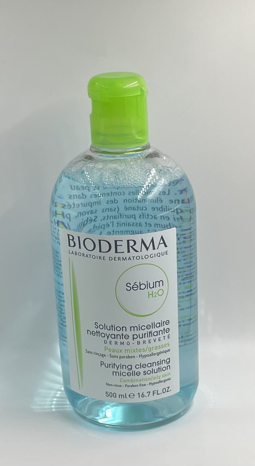Bioderma Sebium H2O Purifying Micellar Water For Oily Skin Face - 500ml