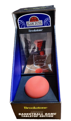 Brookstone. Slam Dunk Basketball Game Tabletop Edition New In Box