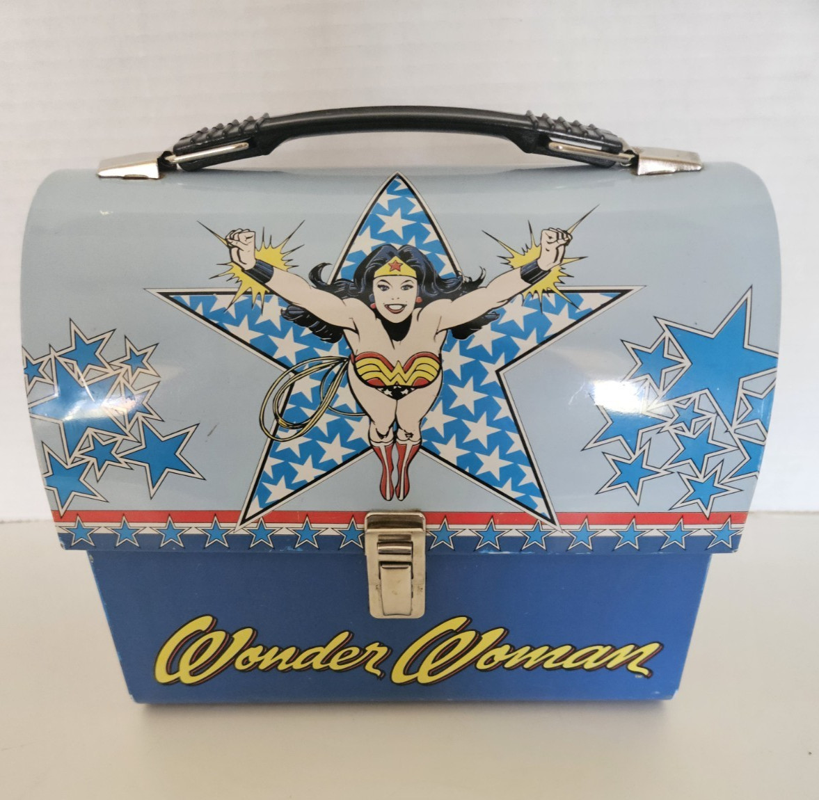 Vintage Wonder Woman Domed Metal Lunch Box