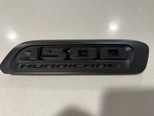 25-26 Ram DT 1500 3.0L Hurricane Black  Hood Emblem Decal Right Side Mopar New