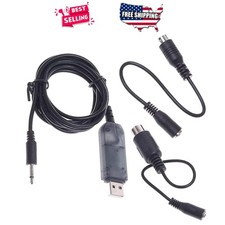 Flight Simulator Cable USB Adapter for FS-i6 i4 TH9X T6 T4B GT3 GT2 Controllers