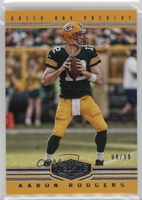 2017 Panini Plates & Patches 64/99 Aaron Rodgers #2 1h1