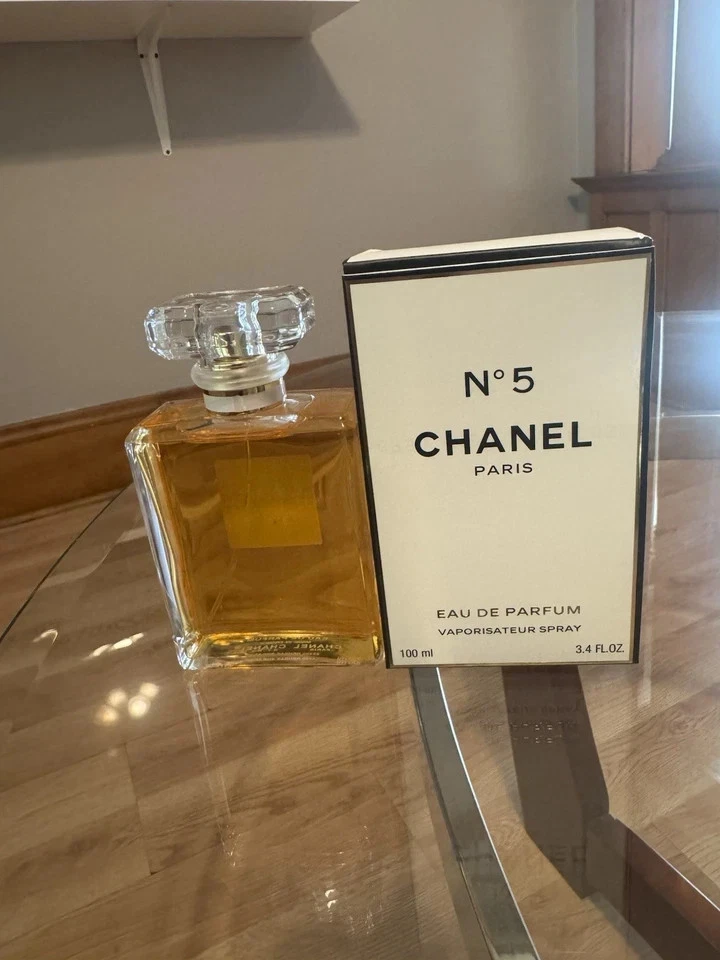Chanel N.5 парфюмированная вода спрей 3,4 жидкой унции (100 мл) новый и запечатанный - Изображение 2 из 2