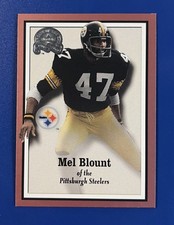 2000 Fleer Greats of Game Football Mel Blount Pittsburgh Steelers #58