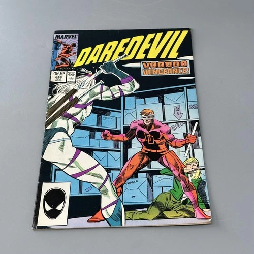Vintage Marvel Daredevil #244 Voodoo Vengeance 1987 Comic Book Direct Edition