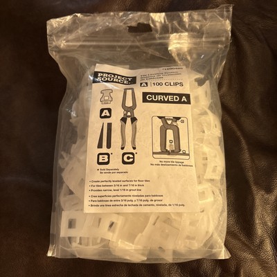 Project Source Curved A Floor Tile Leveling System Clips Part A 100-Pack 1690485