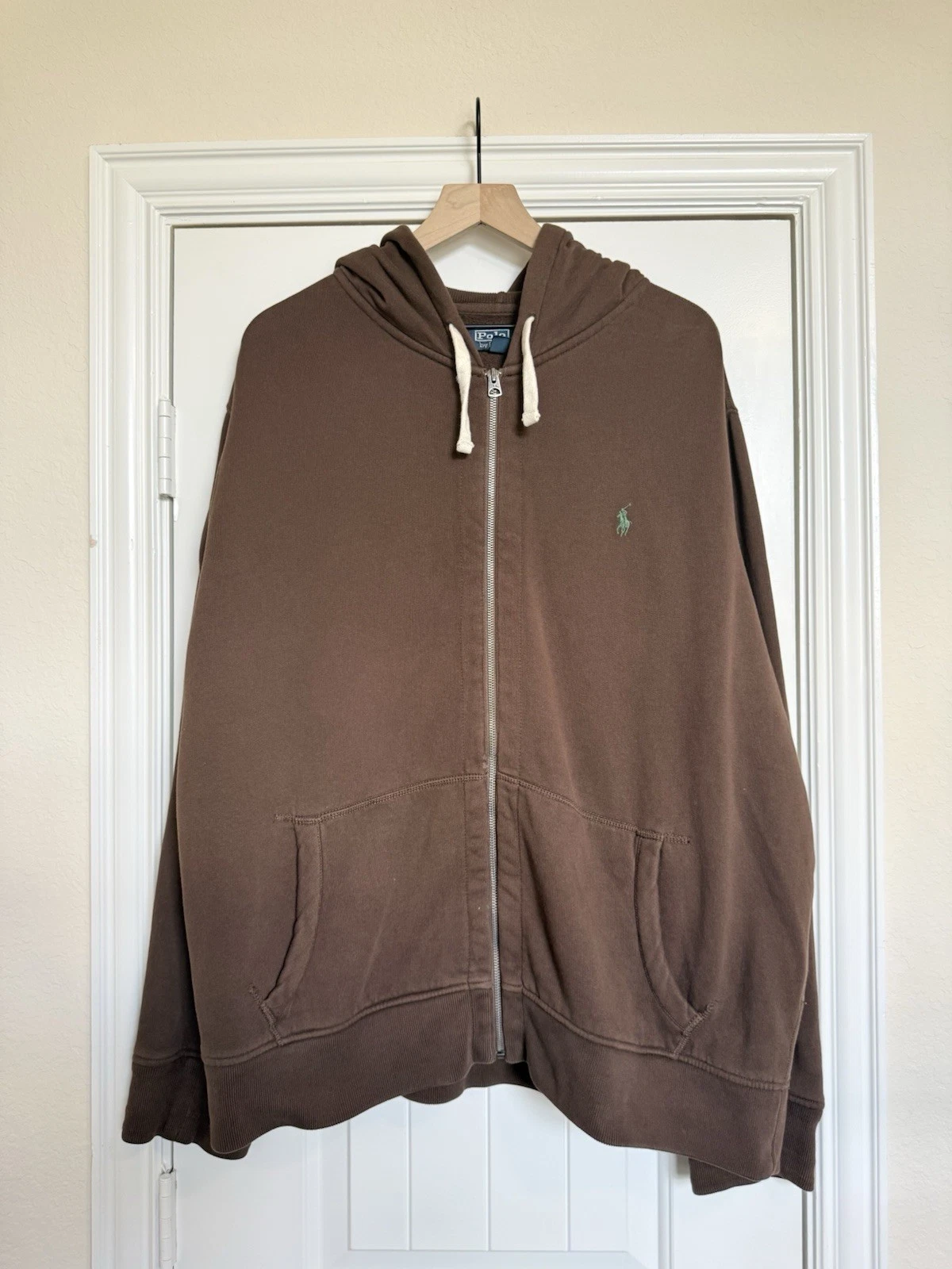 Polo Ralph Lauren Men’s Full Zip Hoodie Brown Thermal Lined Hood Size 2XL
Opens in a new window or t
