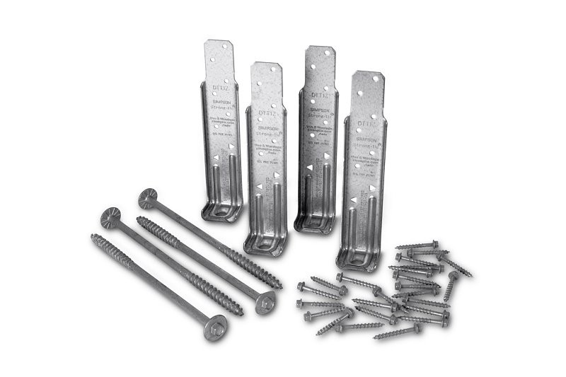 Simpson Strong-Tie DTT1Z-KT - ZMAX Galvanized Deck Tension Tie Kit