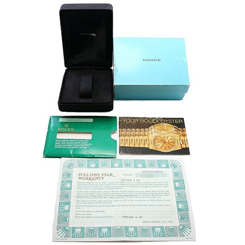 ROLEX Oyster Perpetual Date TIFFANY&Co Double Name 69240 #049 - Picture 9 of 11