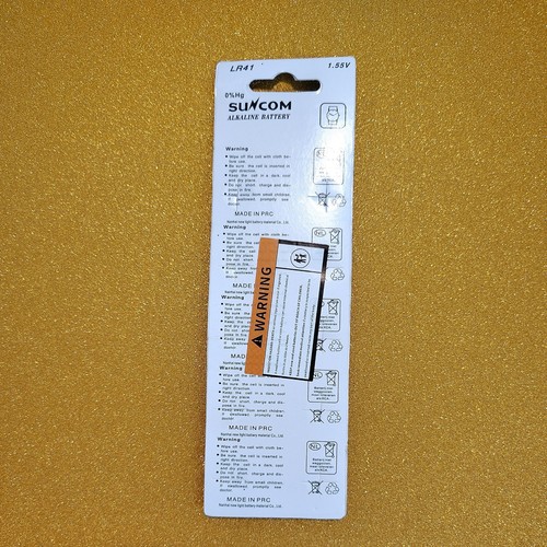 10PCS 1.55V AG3 SG3 LR41/192 Alkaline Coin Button Cell Battery For Toy Watch USA - Picture 2 of 2