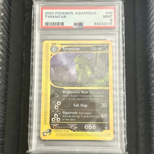 Tyranitar graded PSA 9 for sale on eBay