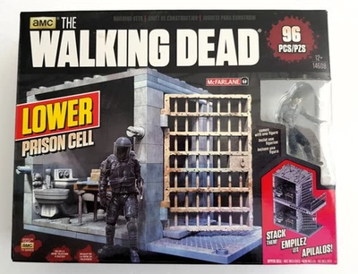 Boite de construction Walking dead Lower prison Cell – Mcfarlane Toys – 2015 - - Photo 1/4