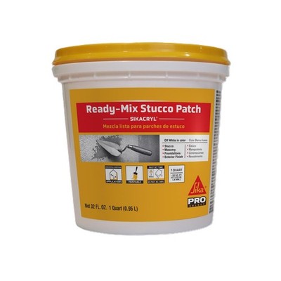 Sika 503333 Off-White Sanded Ready-Mix Acrylic Stucco Patch 1 qt.
