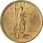 1914-P Saint-Gaudens Gold $20 PCGS AU58 Nice Eye Appeal Nice Strike