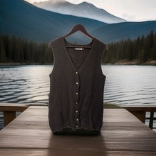 Vintage Womens Vest Top Jumper