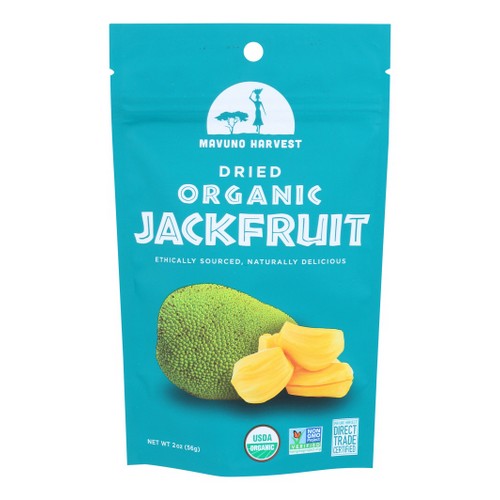 Organi C Dried Fruit Jackfruit 2 Oz By Mavuno Harvest - Foto 1 di 1