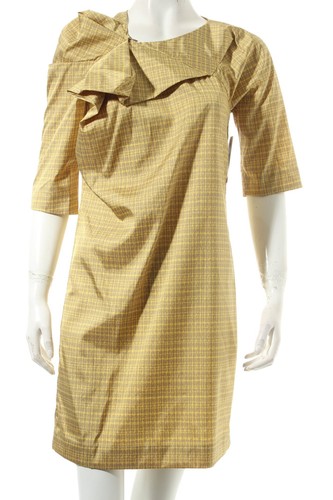 COS Mini vestido Mujeres Vestido Talla EU 34 amarillo-ocre estilo extravagante - Imagen 5 de 5