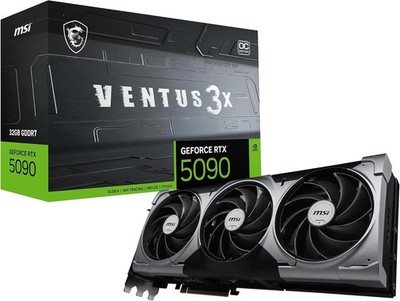 MSI Ventus GeForce RTX 5090 32GB GDDR7 PCI Express 5.0 Graphics Card RTX 5090 32