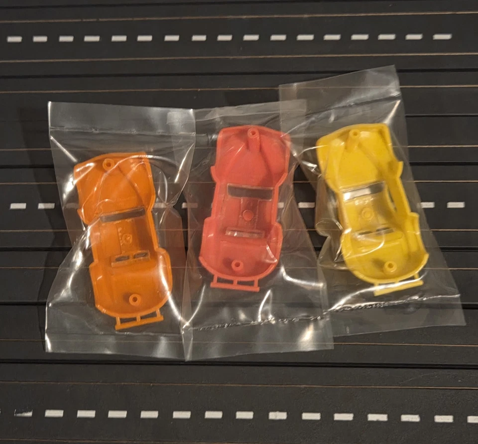 3 Different Colors Model Motoring Custom 1941 Willys Coupe Bodies Old Stock NOS  - Image 2 of 2