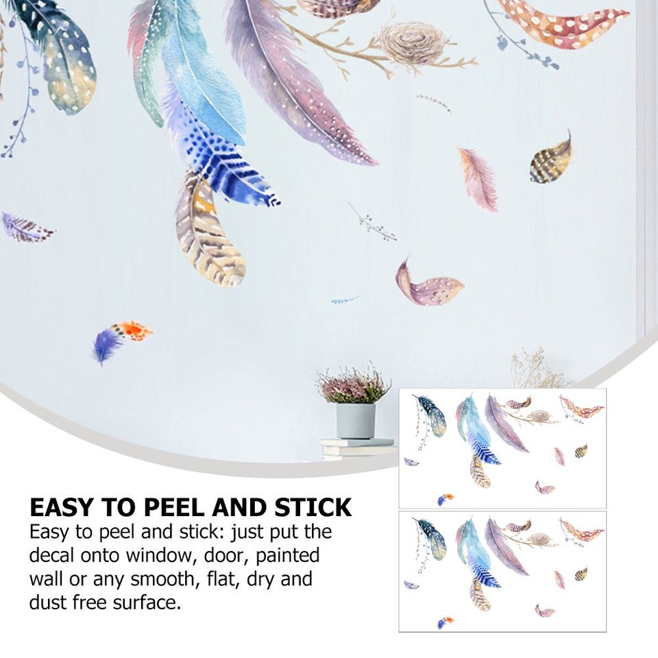 2 Sheets Decorative Sticker Wall Decals Exterior Home Decoration | eBay ...