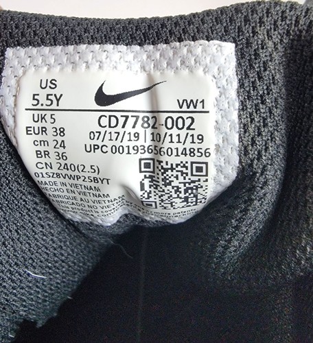 Nike Court Borough Mid 2 GS CD7782-002 Black Pink Blue Fury Youth 5.5Y Mid Top - Picture 9 of 9
