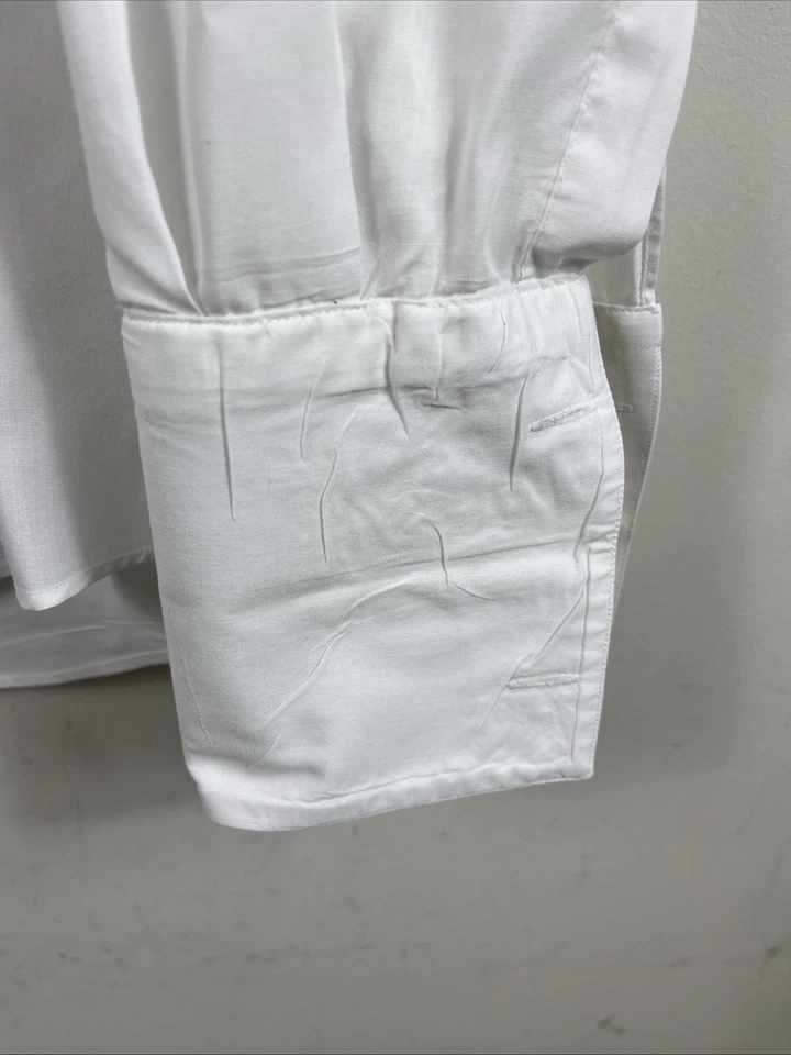 Victor Talbots Men’s Tuxedo Bib Shirt French Cuff White Hidden Buttons Sz 15.5 - Image 2 of 4
