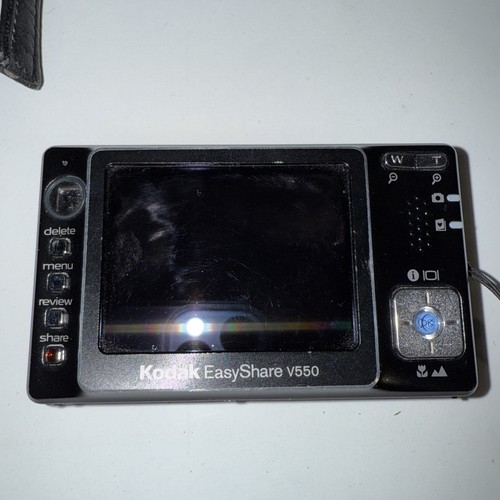 Cámara digital Kodak EasyShare V550 5,0 MP negra (sin cargador) sin probar - Imagen 4 de 12