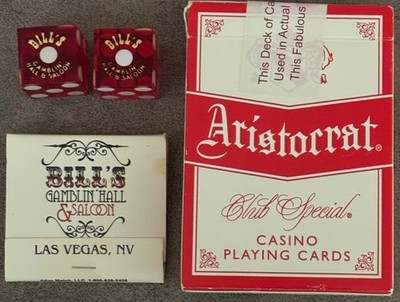 Bill's Gamblin Hall Saloon - Las Vegas - Sealed Deck of Cards & More