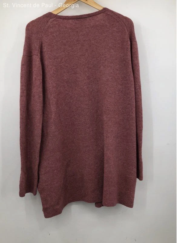 Cárdigan abierto Madewell tejido ajustado mezcla de lana suéter para mujer XL bohemio de gran tamaño Foto 4 de 4