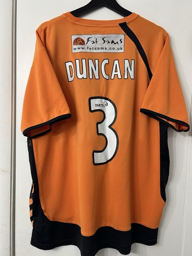 2008-09 Dundee United Home Soccer Jersey Duncan #3 Vintage Football Shirt XL - Picture 6 of 11
