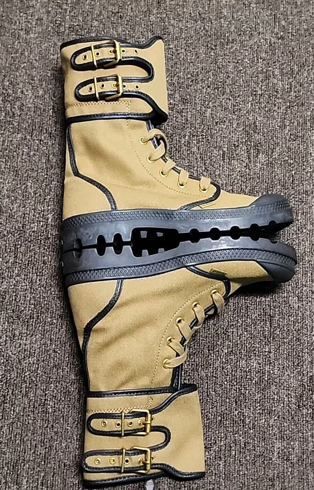 Palladium pampa peloton 拉链靴女式 DULL GLD/AFTERDRK 93489-233-M 5.5 码 — 第 3/4 张图片