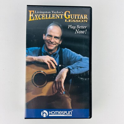 Livingston Taylor - Excellent Guitar Lesson Play Better Now! VHS Video