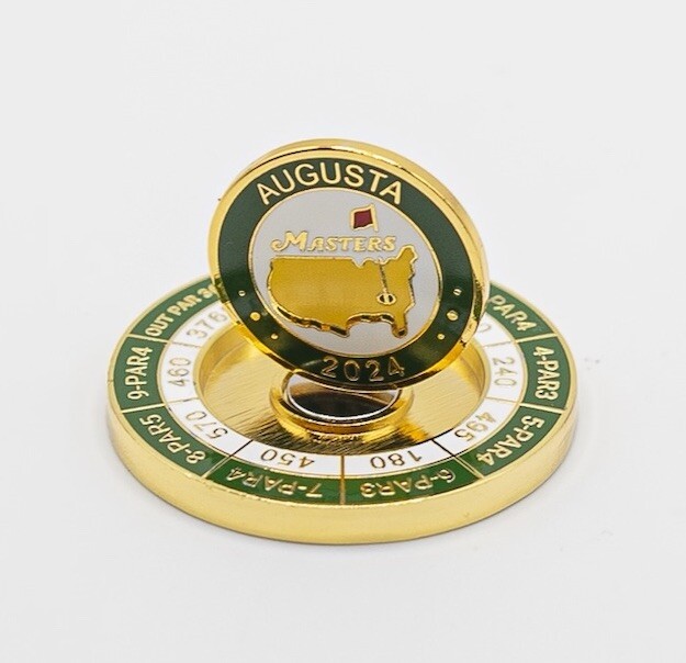 2024 Masters Tournament Coin and Magnetic Ball Marker Augusta National Mondomark