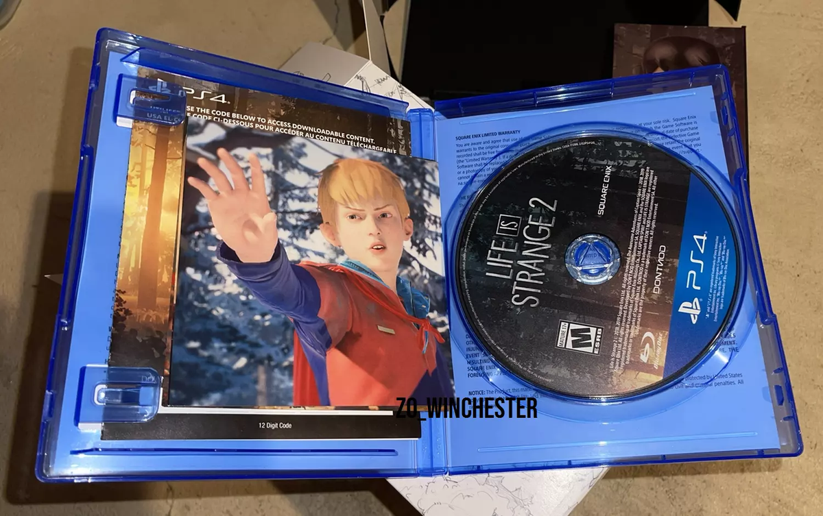 Life Is Strange Scatola Da Collezione Doppia Esposizione Vinile + Artbook + Artcards + Spilla