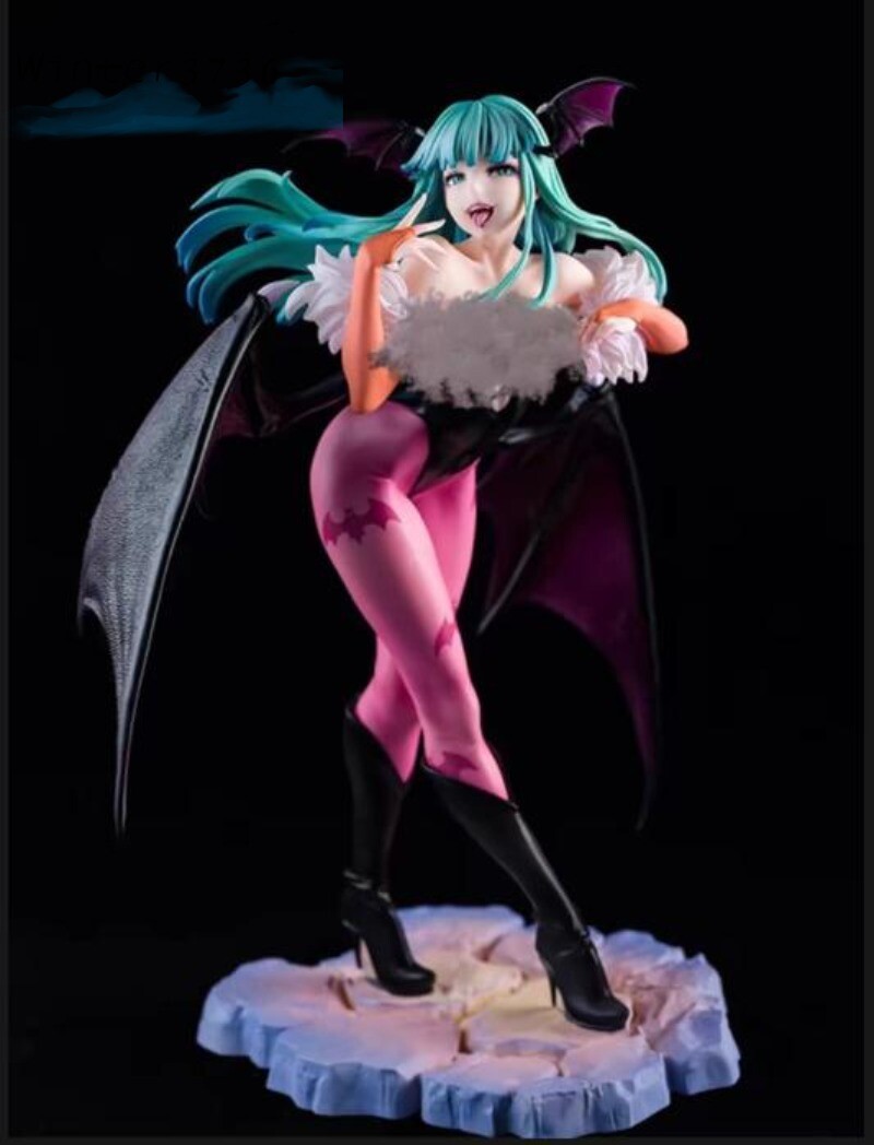Figurine Morrigan Aensland – Darkstalkers Bishoujo – 23 Cm, PVC, Boîte Incluse, Neuve