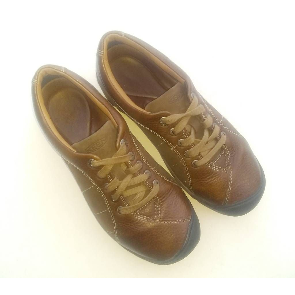 Scarpe Keen donna Presidio Oxford marroni stringate punta tonda 8