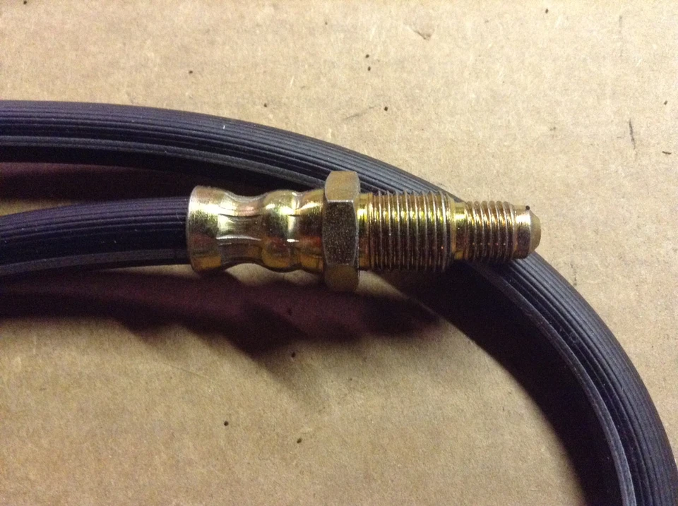 NUEVA MANGUERA DE FRENO DELANTERA IZQUIERDA DERECHA ARI HB-21000 - Se adapta a 67-74 Volvo 142 Foto 4 de 4