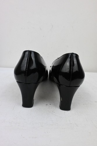 Bally black patent leather court shoes with gold buckles EU36/US5.5 - Picture 10 of 11