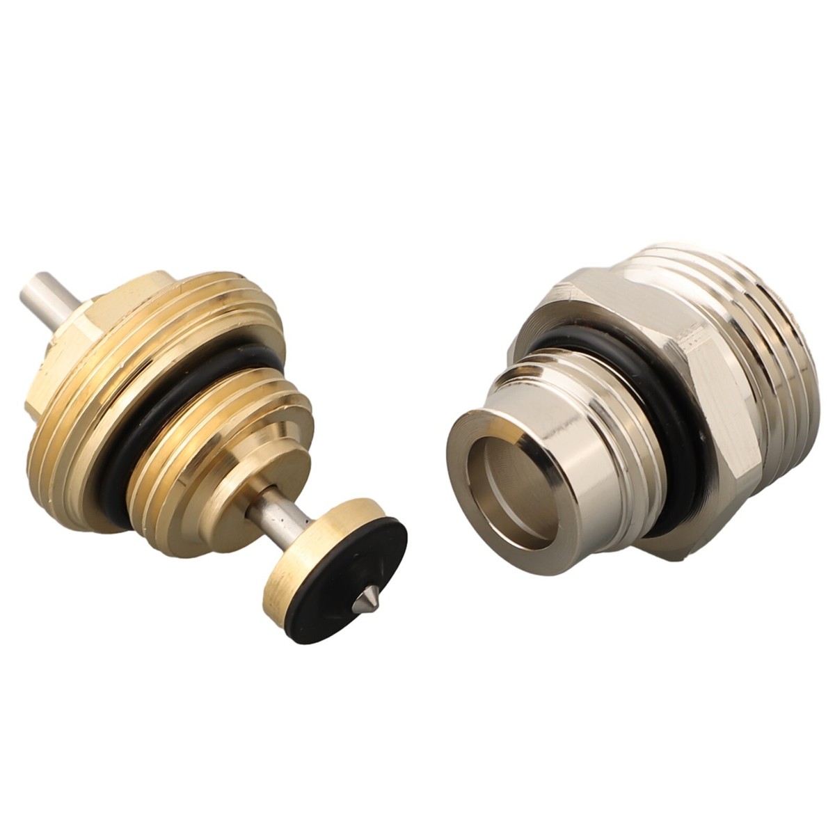 Wärmer System - Valvola Di Ritorno Del Collettore Per Riscaldamento A Pavimento Pin Core M30x1,5 Con Raccordo Inferiore 1/2x3/4 - Foto 10