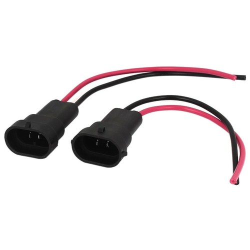 Wire Pigtail Male H8 Two Harness Fog Light Bulb Plug Socket Connector Cable Lamp - Picture 3 of 6