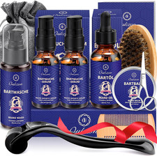 Upgraded Beard Grooming Kit for Men, 11 in 1 Beard Growth Care Set W/Beard Beard