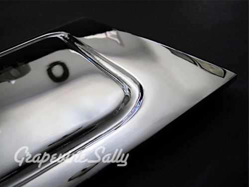 Piezas de estufa de colección estufa de madera de cuña pesada NUEVA CROMADA estufa plancha de cocina 11" W - Imagen 7 de 11