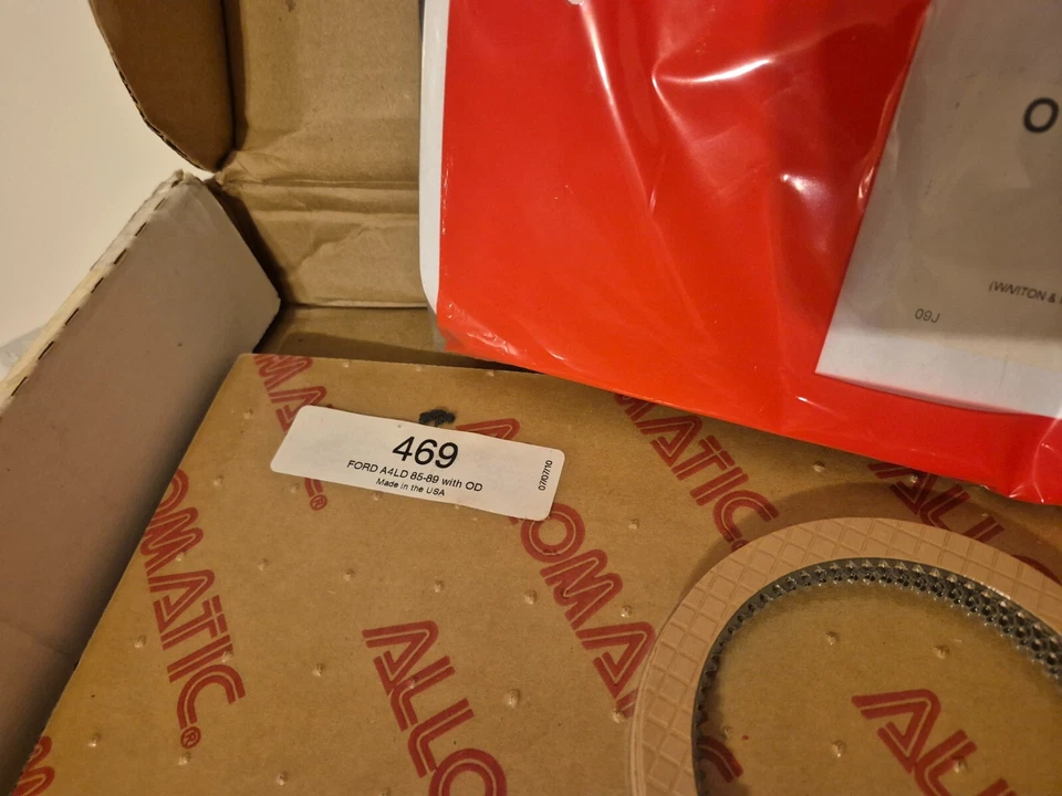 A4LD Transmission Overhaul Kit with Friction Plates 1985 to 89 Ford Mazda - Image 4 of 4