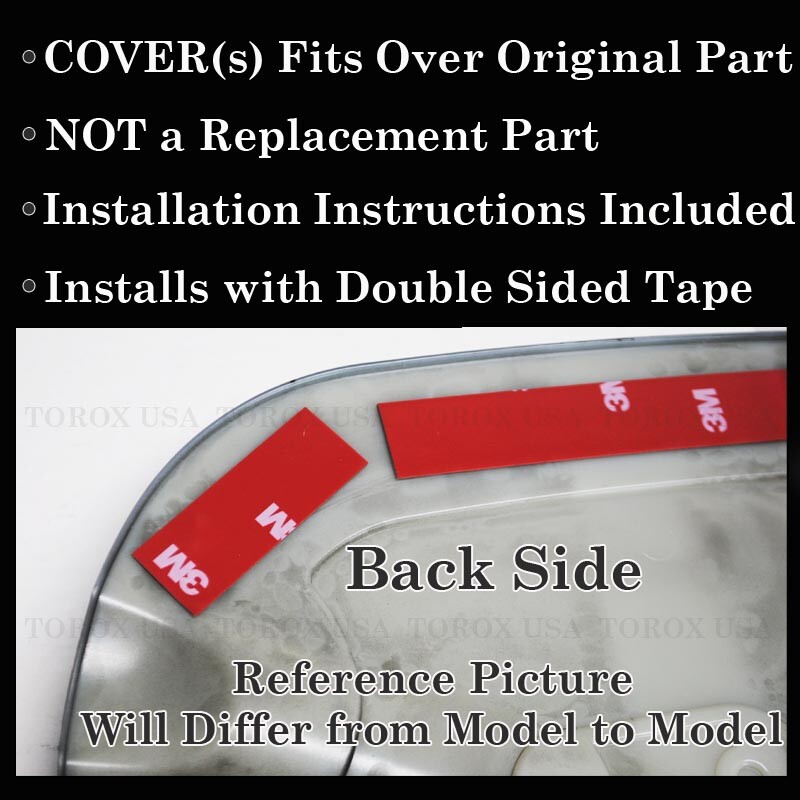 For 2007-2020 2021 Toyota Tundra FRONT Door Handle COVERS NoPK 1H5