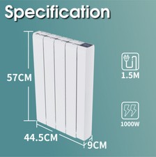 Ceramic Core Electric Radiator Wall Mounted Portable Heater Smart WIFI Timer