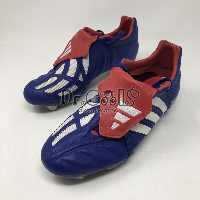 US 8.5 adidas Predator Mania SG Japan Blue with cracked US 8.5 adidas Predator Mania SG Japan Blue with cracked