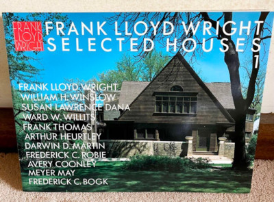 FRANK LLOYD WRIGHT AUSGEWÄHLTE HÄUSER 1'' WILLIAM H WINSLOW Architektur Buch K...