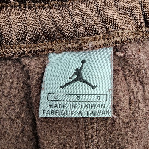 AIR JORDAN Men's Pants Vintage Jumpman Wings Logo Embroidered SIZE L Retro Rare - Picture 6 of 12