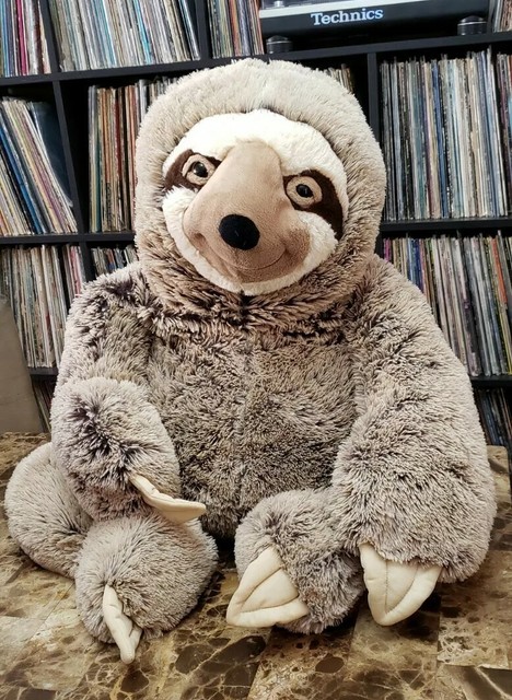 super jumbo sloth plush